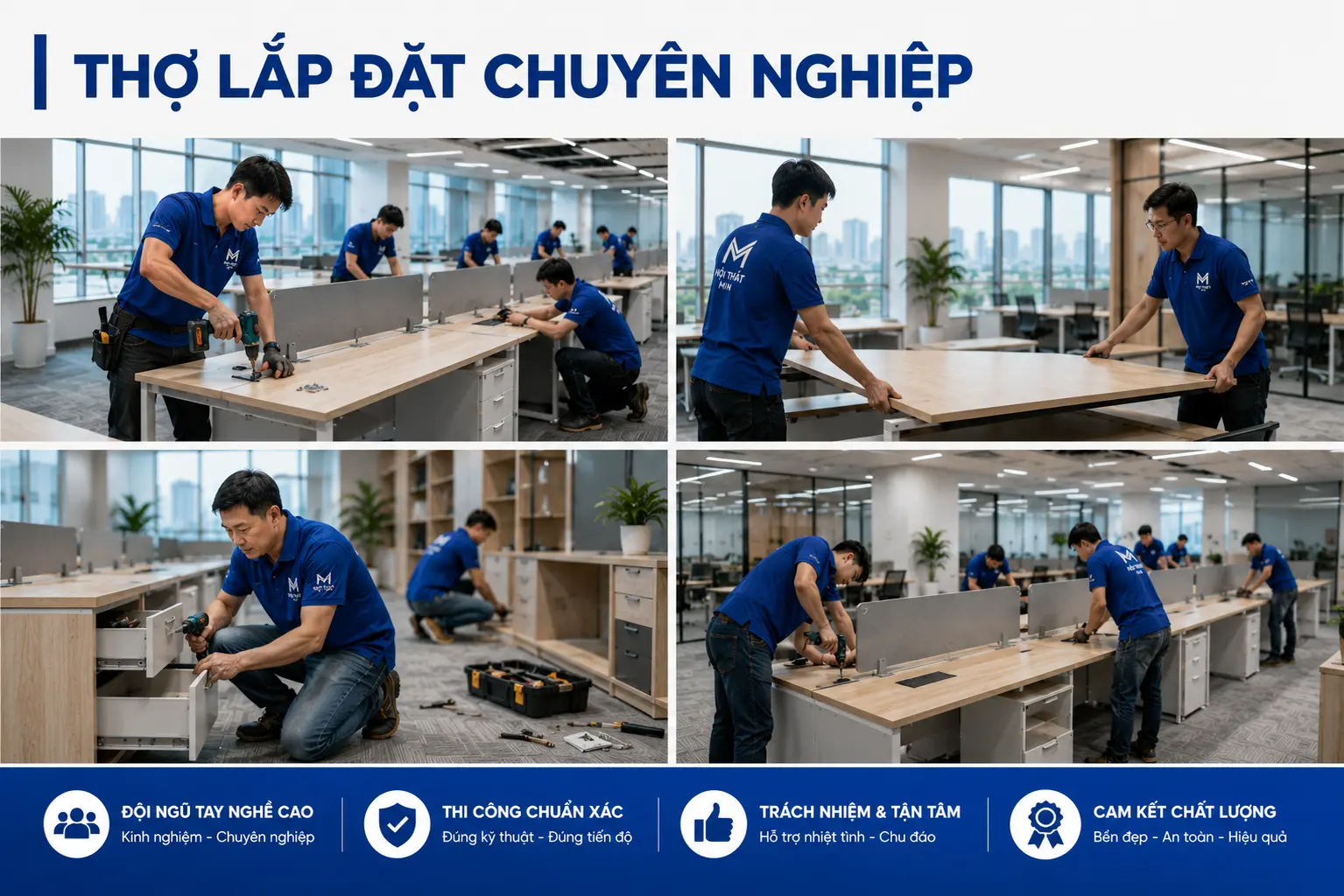 thợ lắp đặt chuyên nghiệp