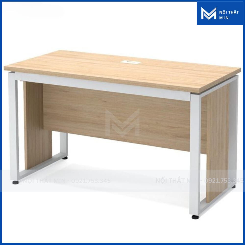 Bàn Làm Việc Văn Phòng Gỗ Công Nghiệp MIN-BLV009