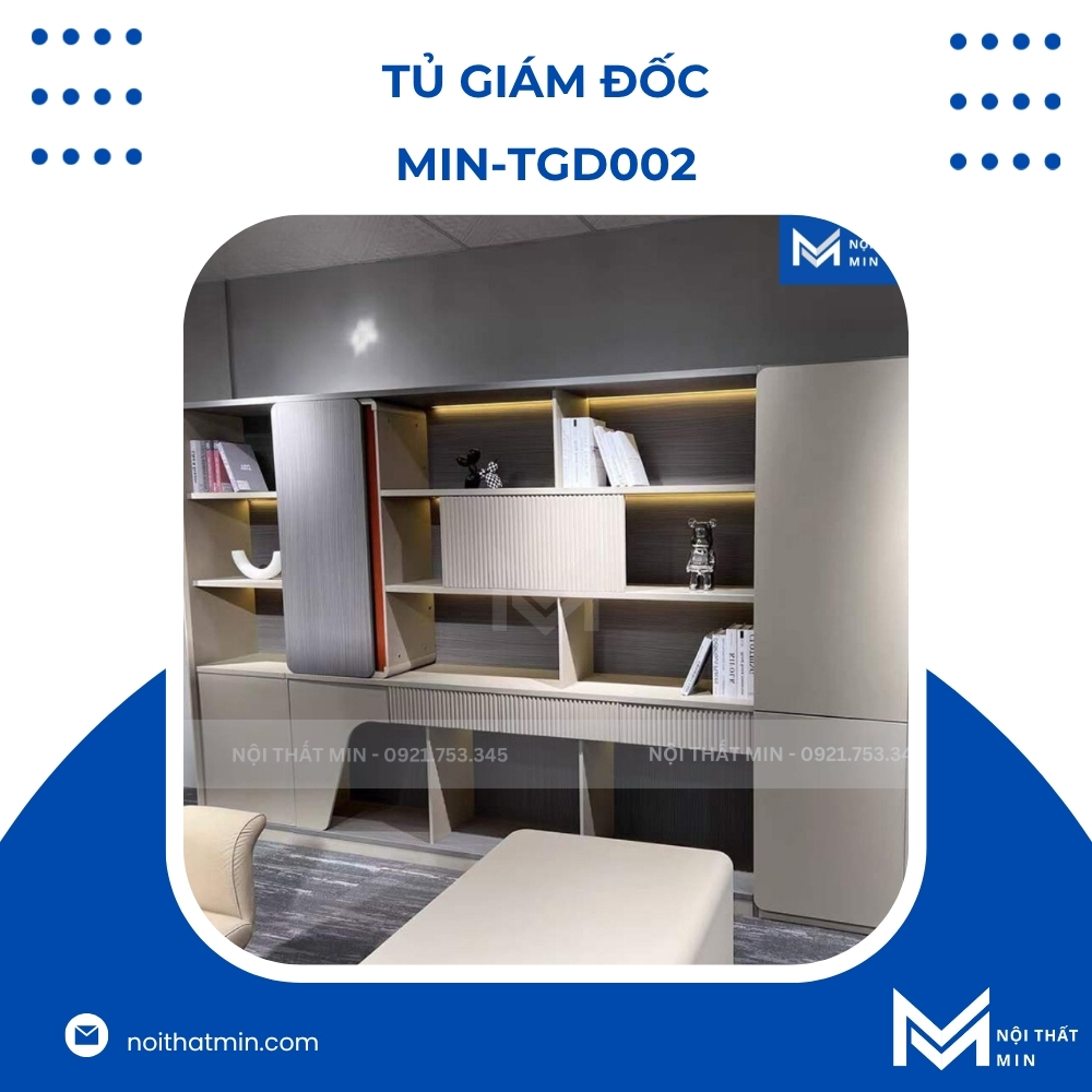 Tủ Lãnh Đạo Nhập Khẩu Cao Cấp MIN-TGD002 Tủ Lãnh Đạo Nhập Khẩu Cao Cấp MIN-TGD002