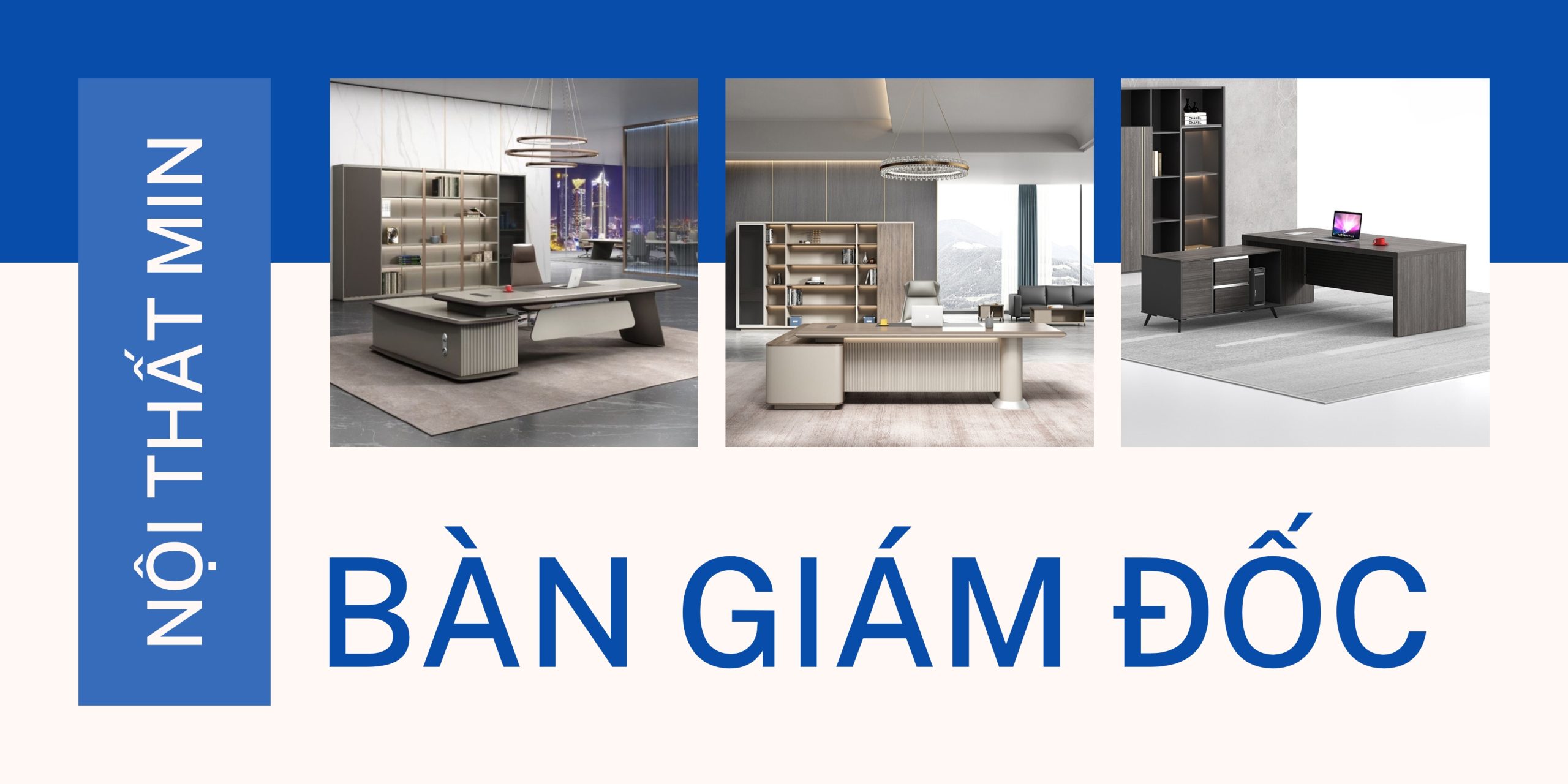 bàn giám đốc nội thất MIN