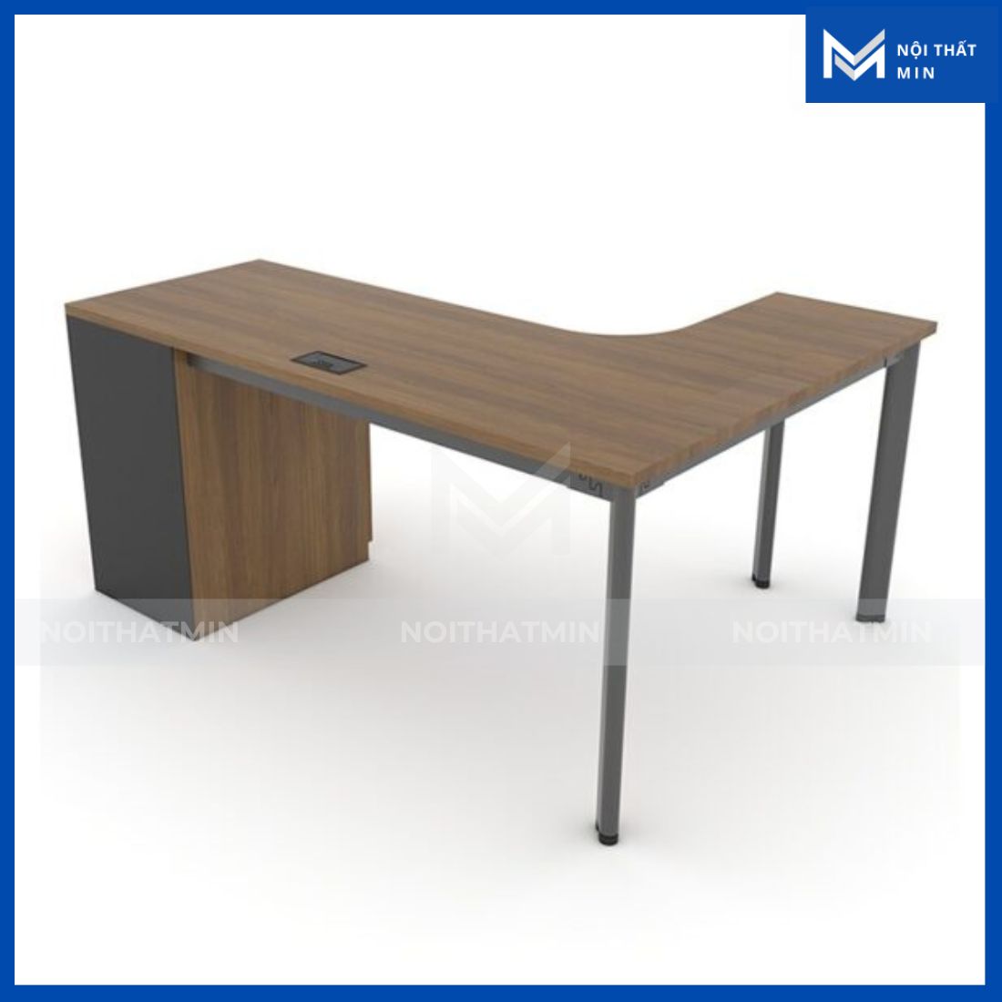 Bàn Làm Việc Chân Oval Đẹp MIN-BLV019 Bàn Làm Việc Chân Oval Đẹp MIN-BLV019