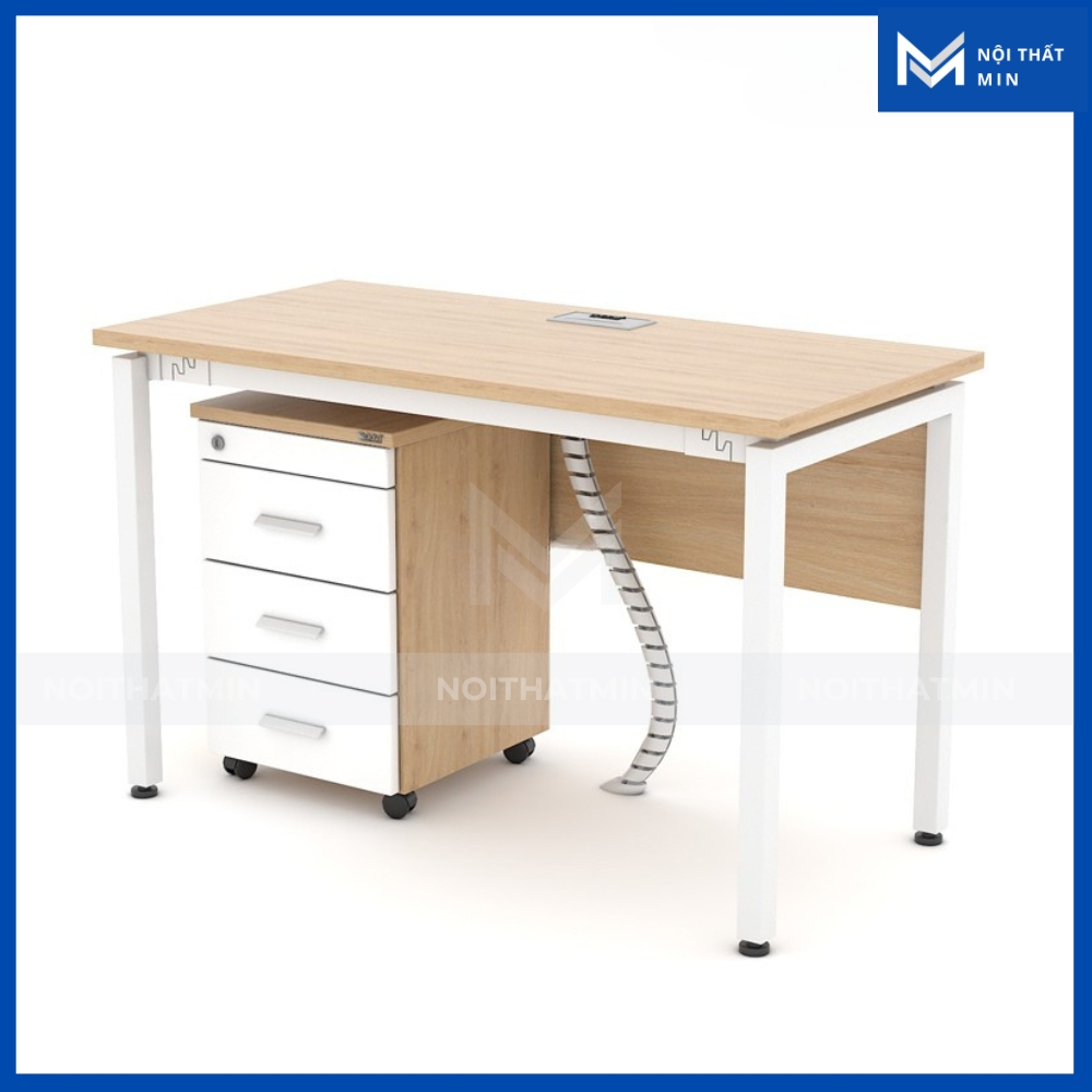 Bàn Làm Việc Văn Phòng Chân Vuông MIN-BLV028