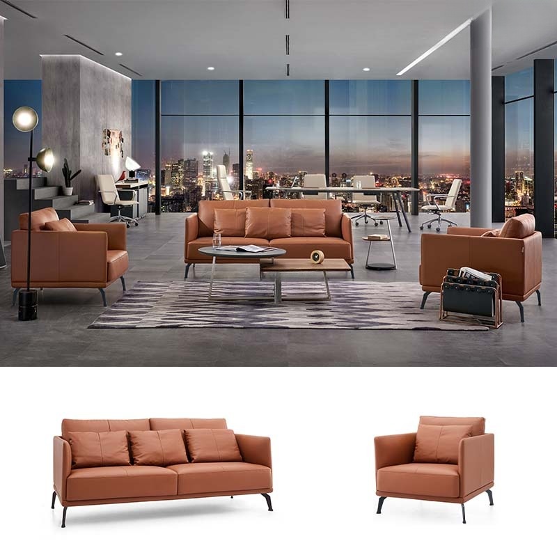 sofa-MIN-SF025 Sofa Da Hiện Đại Cao Cấp MIN-SF025