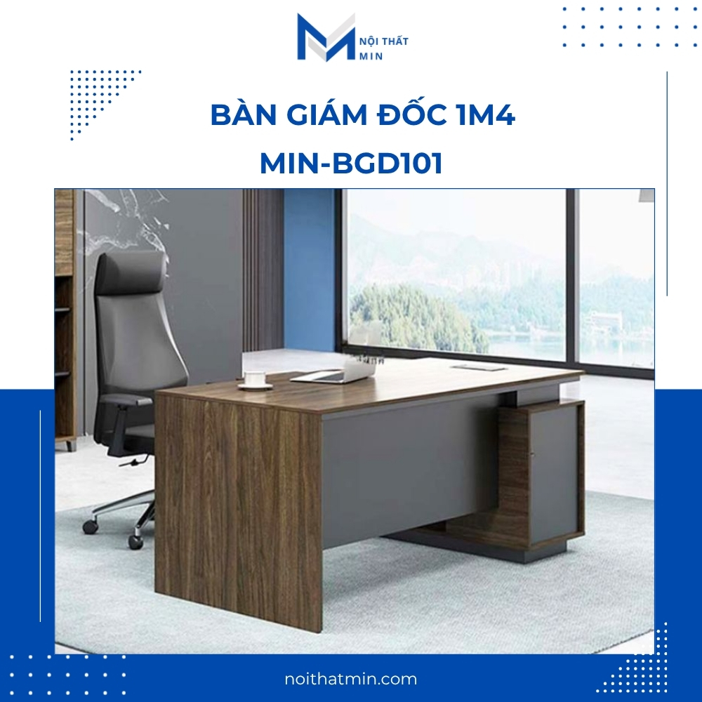 Bàn Giám Đốc 1m4 MIN-BGD101 BÀN GIÁM ĐỐC
