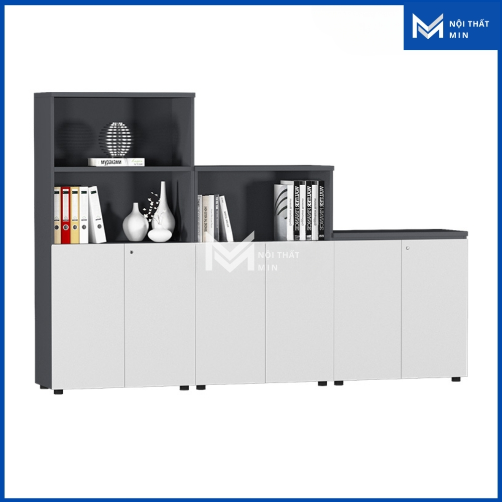 TỦ TÀI LIỆU vĂN PHÒNG (3) Hệ Tủ Tài Liệu Gỗ Văn Phòng MIN-TTLT028