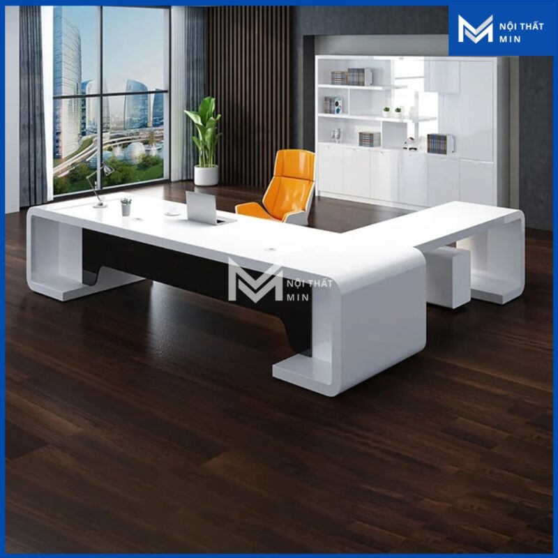 Bàn Giám Đốc Màu Trắng Bàn Giám Đốc Màu Trắng