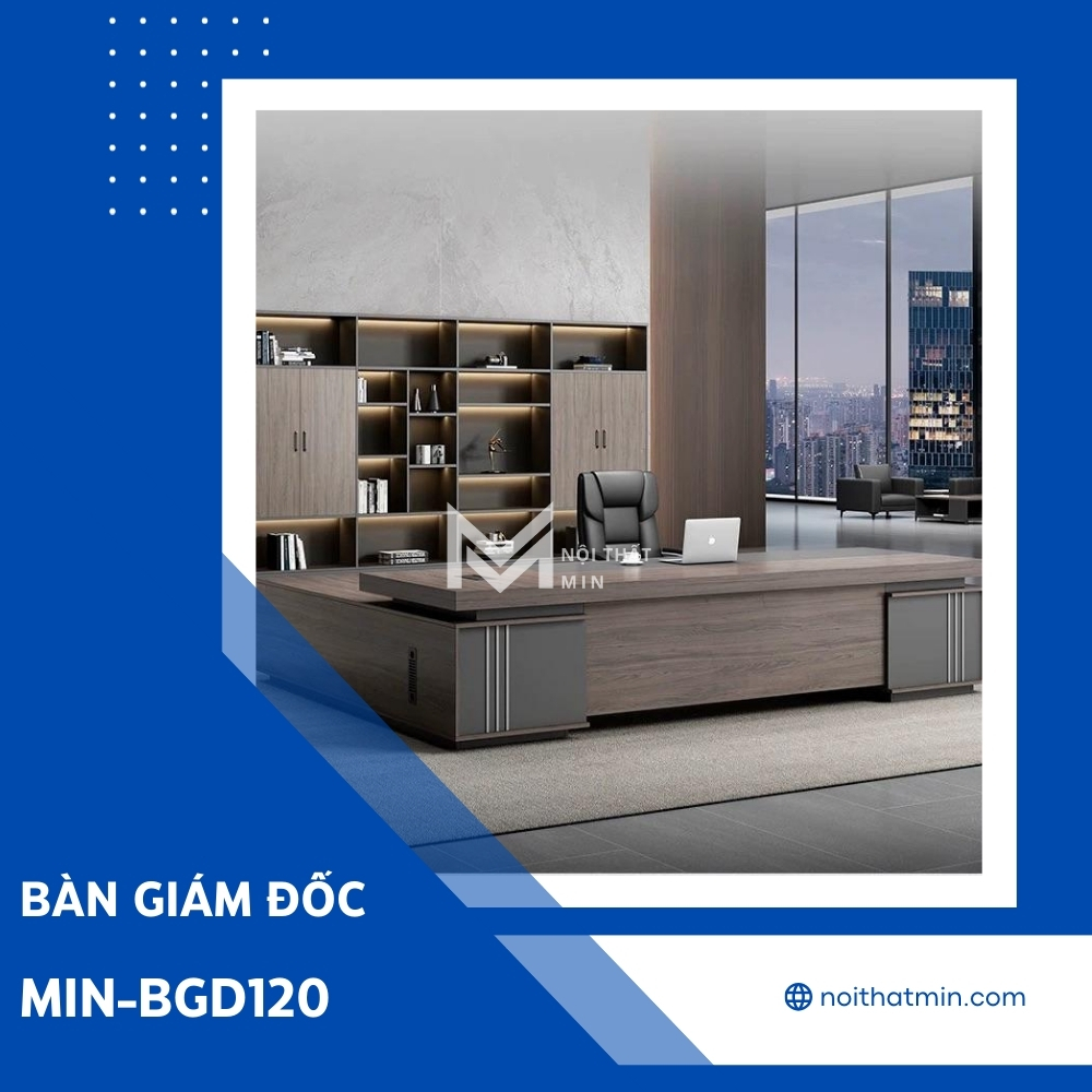 Bàn Giám Đốc MIN-BGD120 Bàn Giám Đốc MIN-BGD120