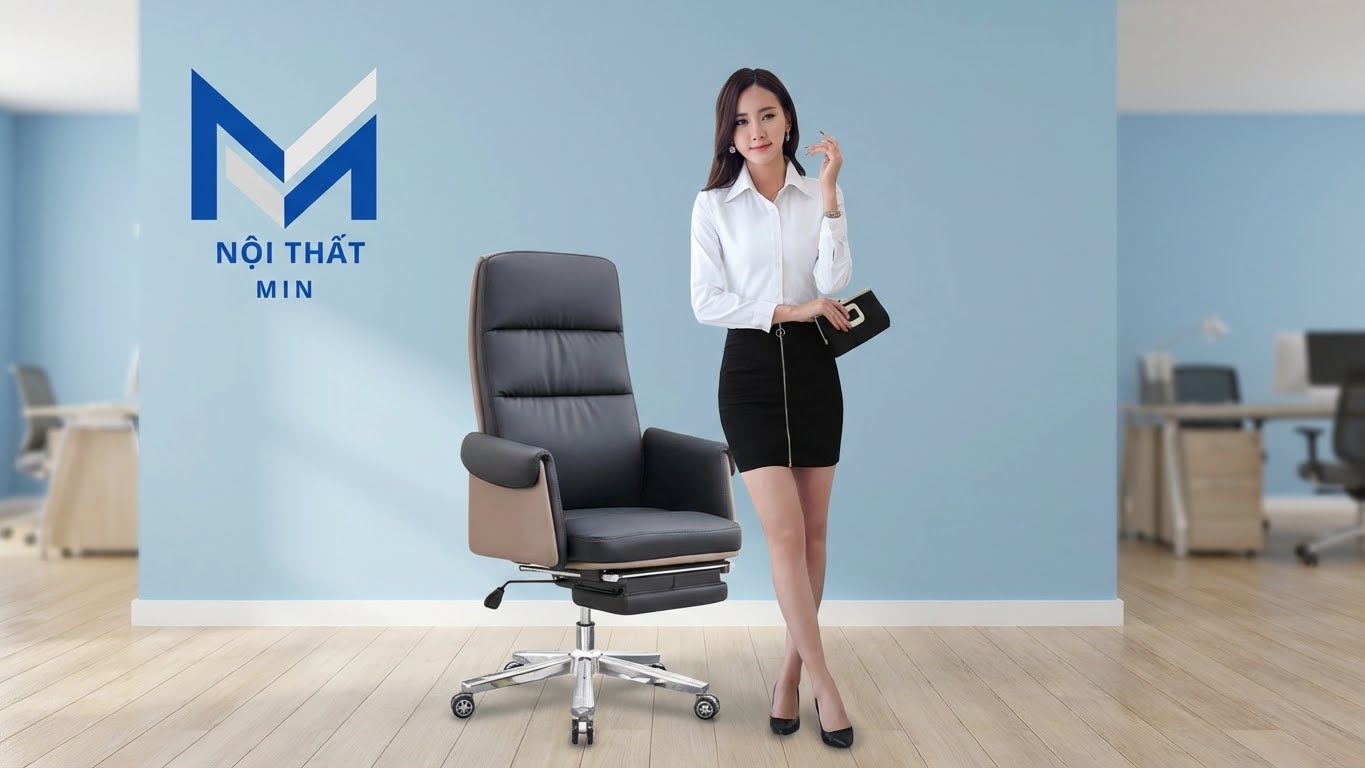 Ghế Xoay Giám Đốc Nhập Khẩu MIN-GGD064 ghế giám đốc