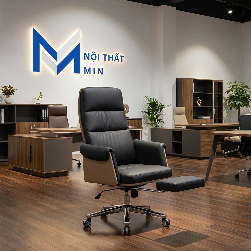 Ghế Xoay Giám Đốc Nhập Khẩu MIN-GGD064 ghế xoay giám đốc nhập khẩu