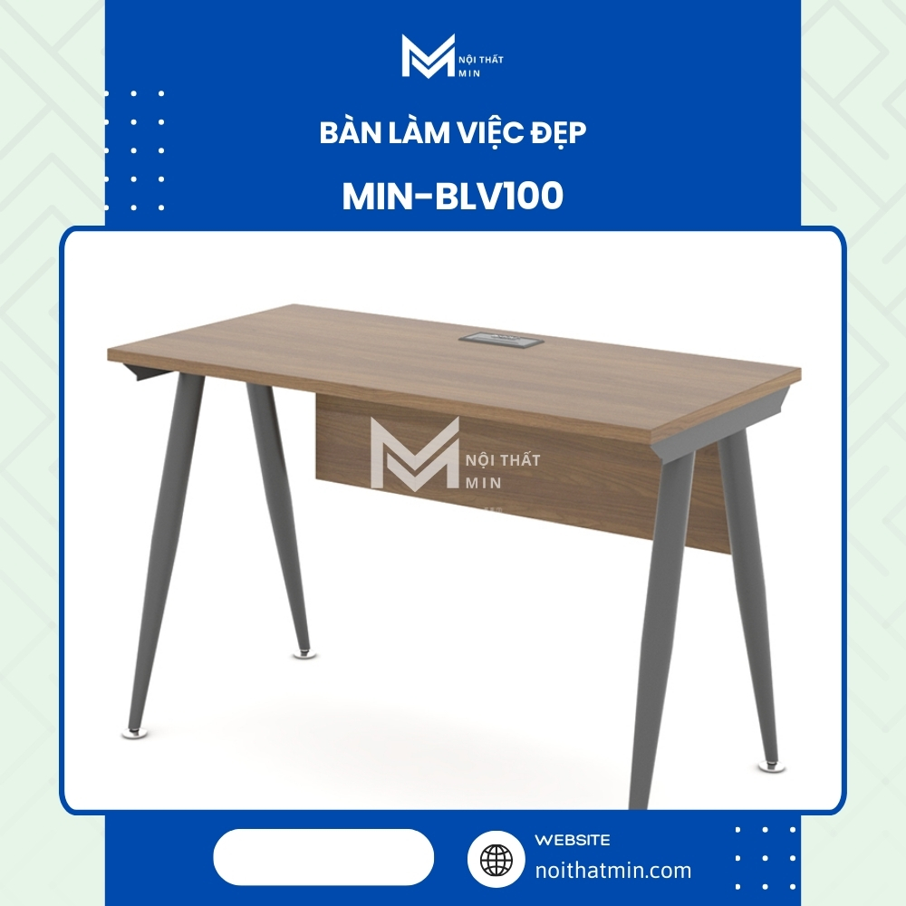 Bàn Làm Việc Đẹp MIN-BLV100 bàn làm việc đẹp
