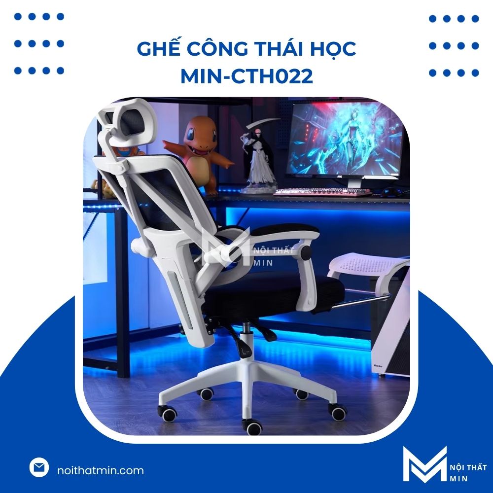 Ghế Công Thái Học MIN-CTH022 ghế công thái học
