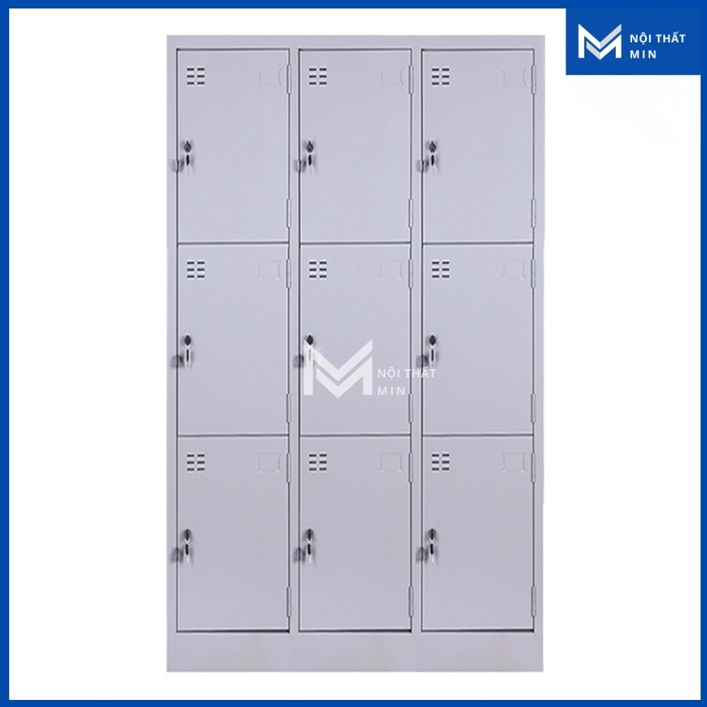 Tủ Locker Sắt 9 Ngăn MIN-TLK023 tủ locker