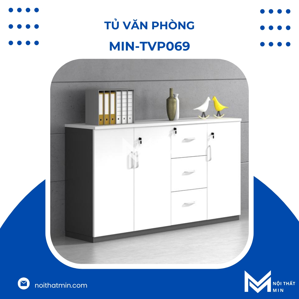 Tủ Tài Liệu Hồ Sơ Thấp MIN-TVP069
