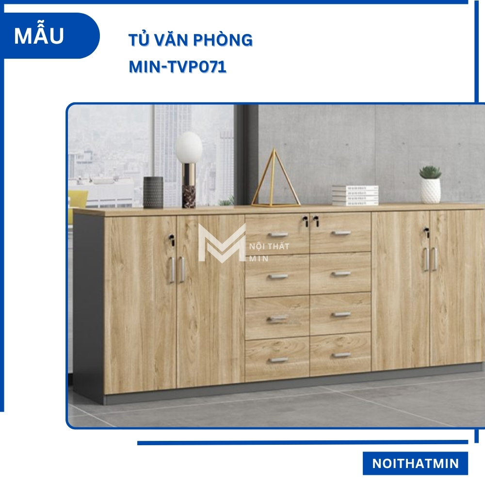 Hệ Tủ Hồ Sơ Văn Phòng Thấp MIN-TVP071 tủ văn phòng