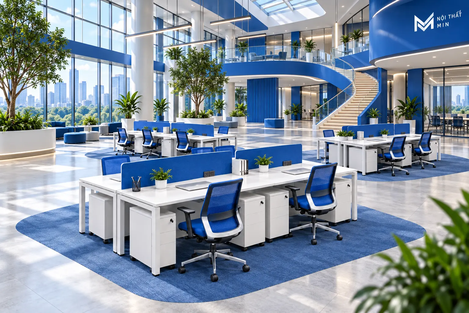 cụm bàn làm việc