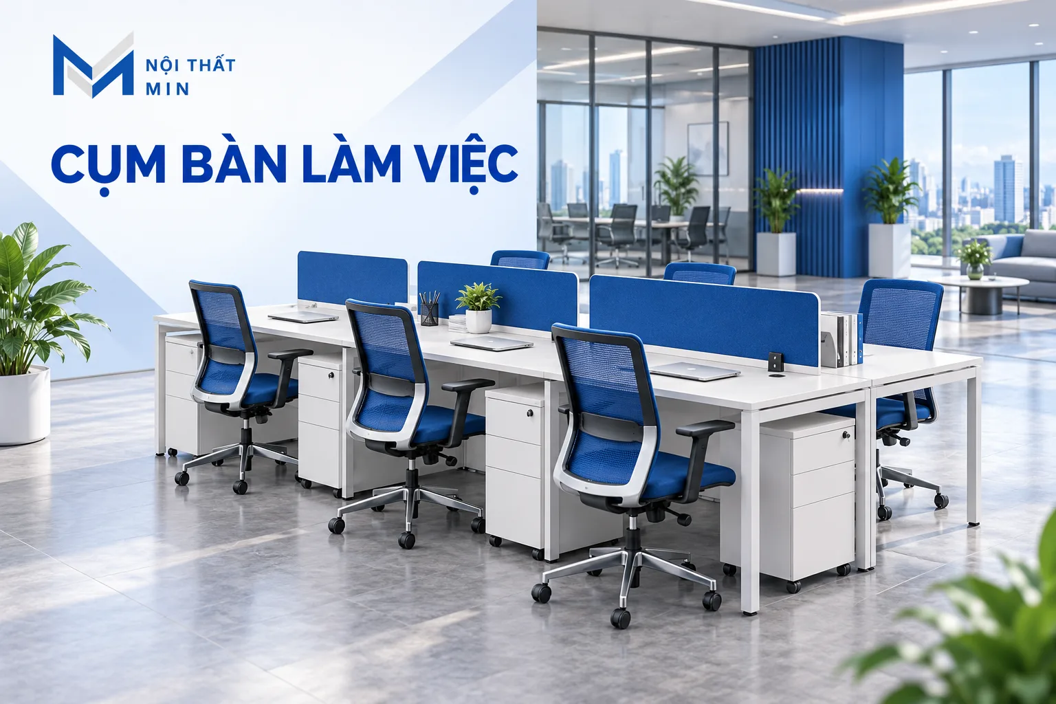 cụm bàn làm việc