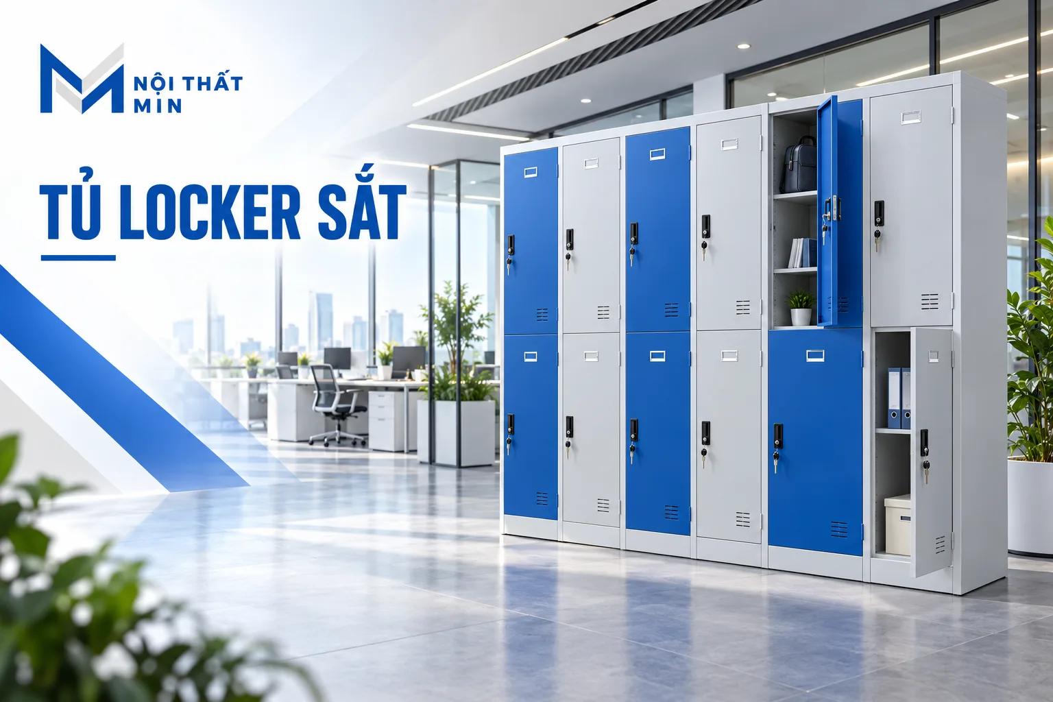 tủ locker văn phòng